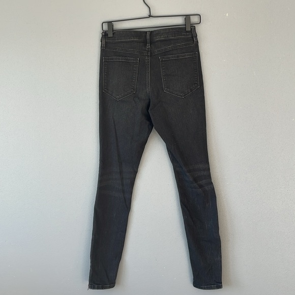 Athelta Sculptek Zip Ankle Stretch Skinny Jeans - Size 4 - carbon wash - Picture 5 of 13